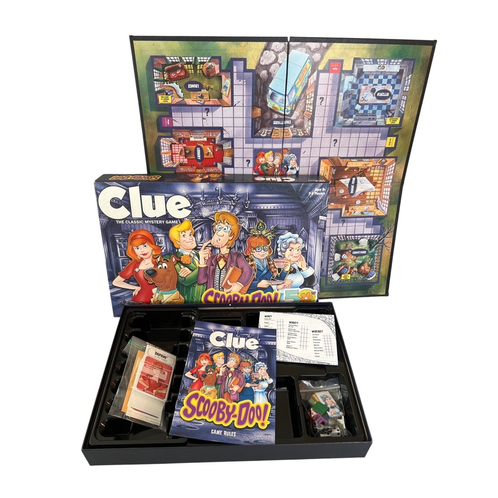 Scooby-Doo Clue 50th Anniversary Edition Board Game USAopoly Complete Mystery